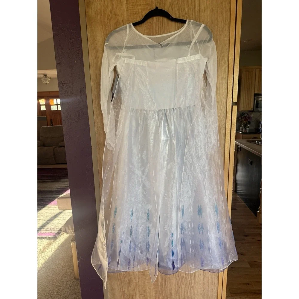 Disney Store Frozen 2 Elsa Travel Costume Dress Set Girls Sz 11/12 NWT Licensed